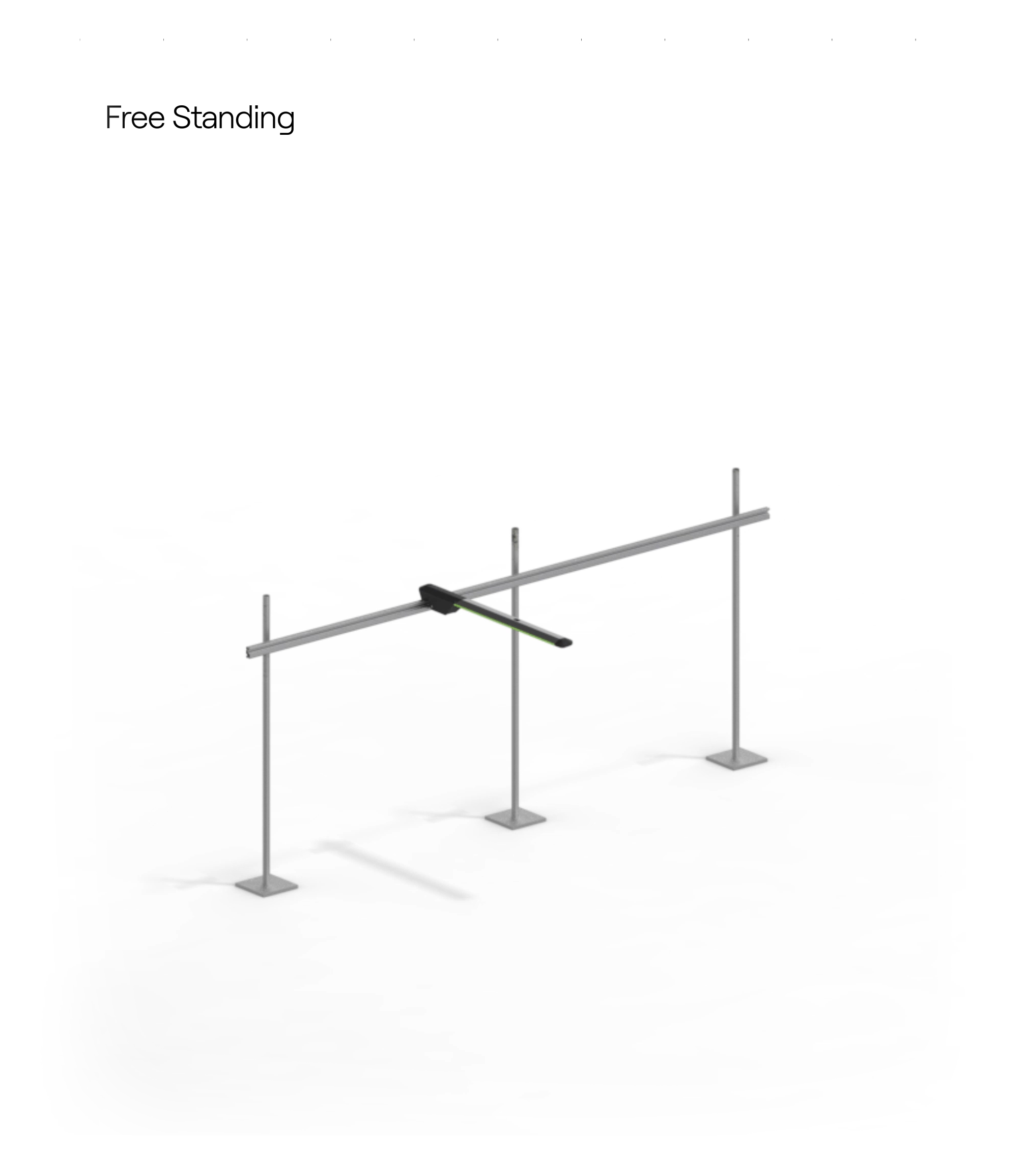 Free standing bench